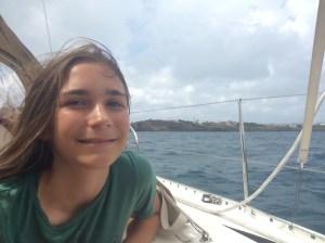 Approaching Prickly Bay from the east