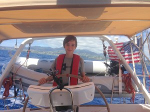 Owen skippers from Bequia to St Vincent and back